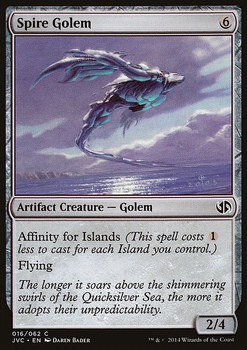 Spire Golem, Duel Decks Anthology: Jace vs. Chandra #16, Magic: The Gathering card