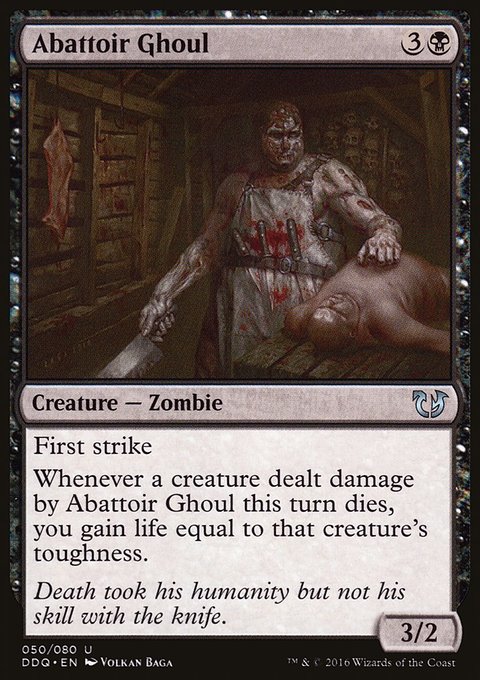 Abattoir Ghoul, Duel Decks: Blessed vs. Cursed #50, Magic: The Gathering card