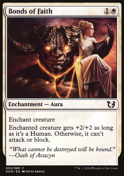 Bonds of Faith, Duel Decks: Blessed vs. Cursed #2, Magic: The Gathering card