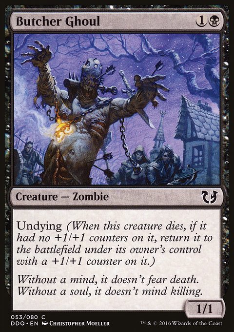 Butcher Ghoul, Duel Decks: Blessed vs. Cursed #53, Magic: The Gathering card