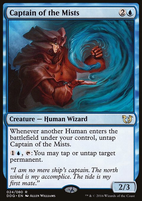 Captain of the Mists, Duel Decks: Blessed vs. Cursed #24, Magic: The Gathering card
