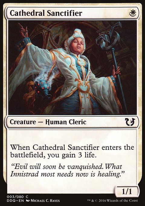 Cathedral Sanctifier, Duel Decks: Blessed vs. Cursed #3, Magic: The Gathering card