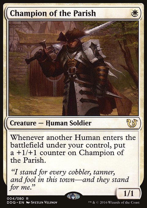 Champion of the Parish, Duel Decks: Blessed vs. Cursed #4, Magic: The Gathering card