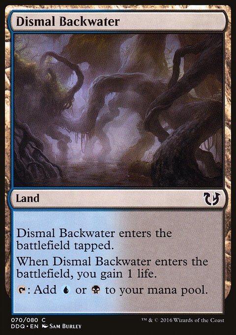 Dismal Backwater, Duel Decks: Blessed vs. Cursed #70, Magic: The Gathering card