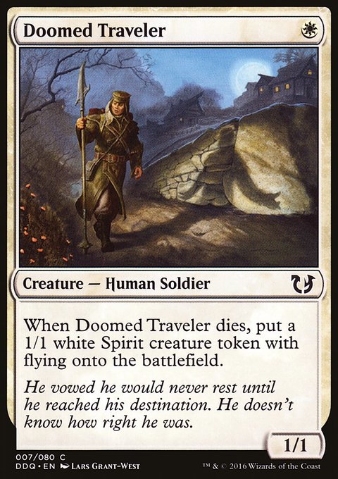 Doomed Traveler, Duel Decks: Blessed vs. Cursed #7, Magic: The Gathering card