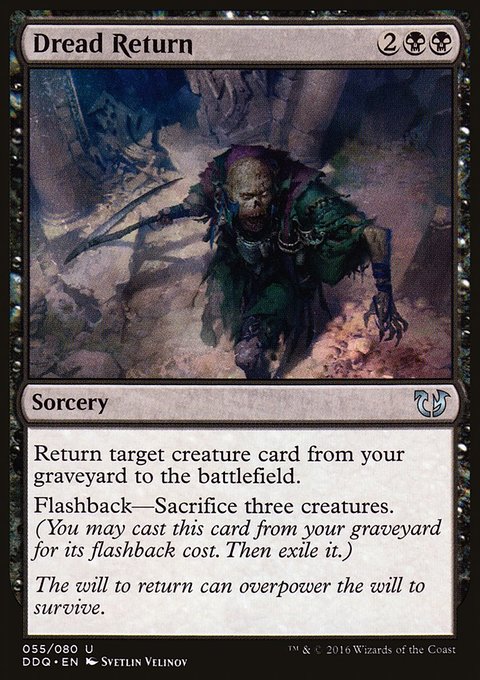 Dread Return, Duel Decks: Blessed vs. Cursed #55, Magic: The Gathering card