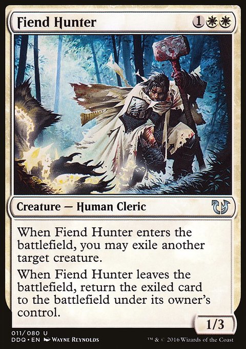 Fiend Hunter, Duel Decks: Blessed vs. Cursed #11, Magic: The Gathering card