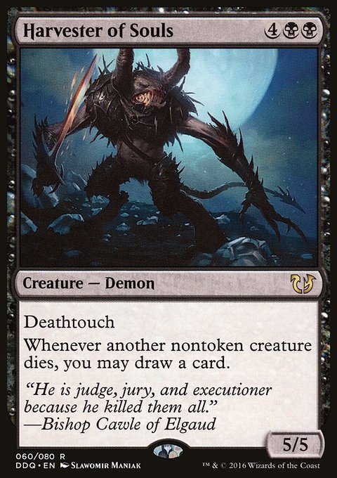 Harvester of Souls, Duel Decks: Blessed vs. Cursed #60, Magic: The Gathering card