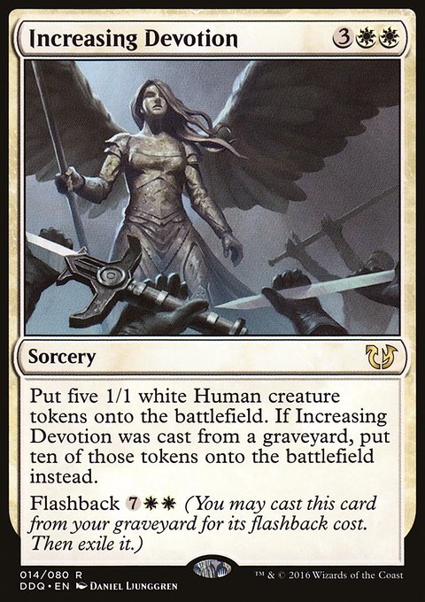 Increasing Devotion, Duel Decks: Blessed vs. Cursed #14, Magic: The Gathering card
