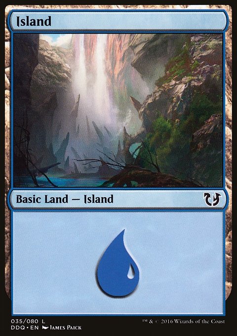Island, Duel Decks: Blessed vs. Cursed #35, Magic: The Gathering card