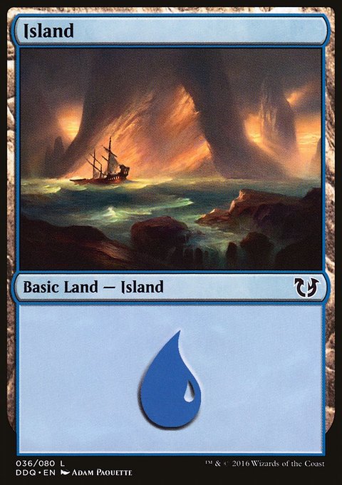 Island, Duel Decks: Blessed vs. Cursed #36, Magic: The Gathering card