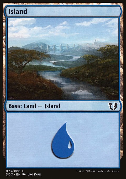 Island, Duel Decks: Blessed vs. Cursed #73, Magic: The Gathering card