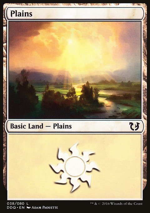 Plains, Duel Decks: Blessed vs. Cursed #38, Magic: The Gathering card