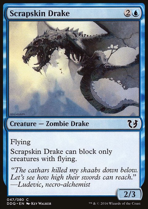 Scrapskin Drake, Duel Decks: Blessed vs. Cursed #47, Magic: The Gathering card
