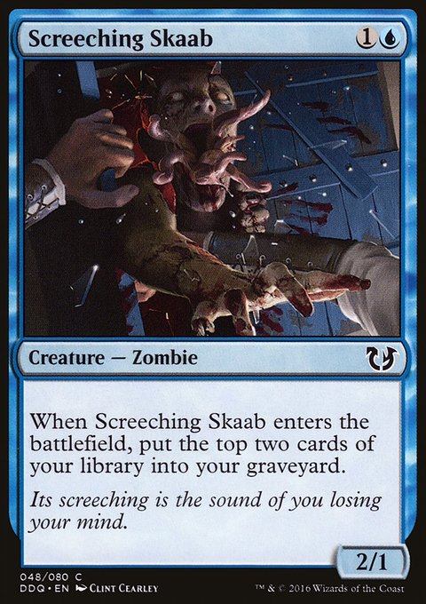 Screeching Skaab, Duel Decks: Blessed vs. Cursed #48, Magic: The Gathering card