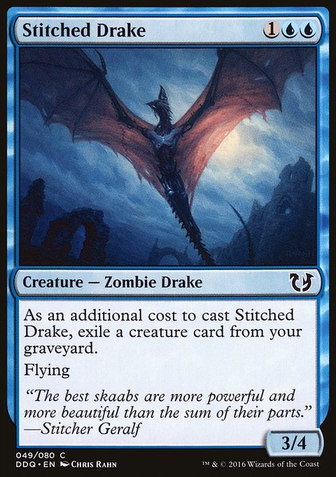 Stitched Drake, Duel Decks: Blessed vs. Cursed #49, Magic: The Gathering card