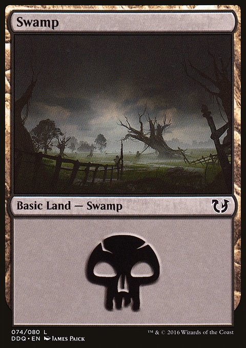 Swamp, Duel Decks: Blessed vs. Cursed #74, Magic: The Gathering card
