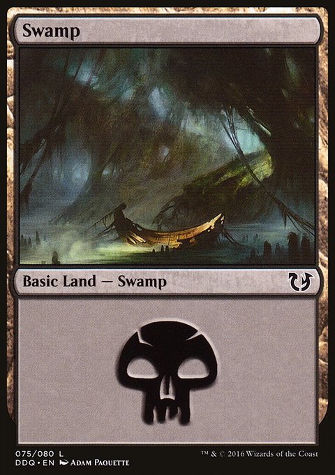 Swamp, Duel Decks: Blessed vs. Cursed #75, Magic: The Gathering card