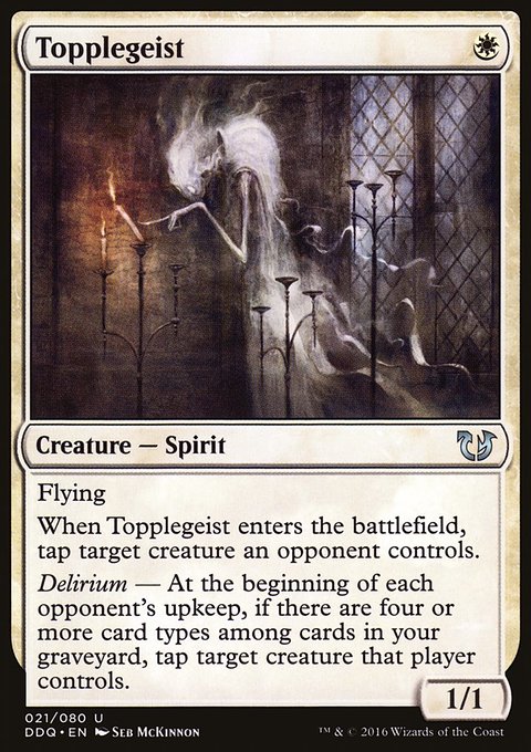 Topplegeist, Duel Decks: Blessed vs. Cursed #21, Magic: The Gathering card