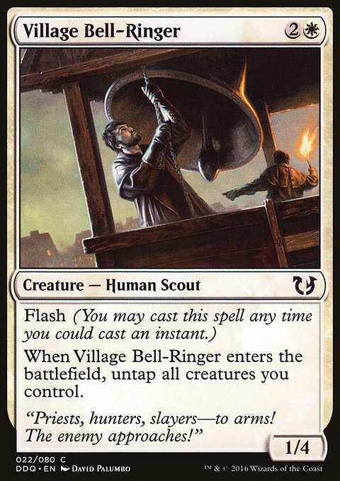 Village Bell-Ringer, Duel Decks: Blessed vs. Cursed #22, Magic: The Gathering card