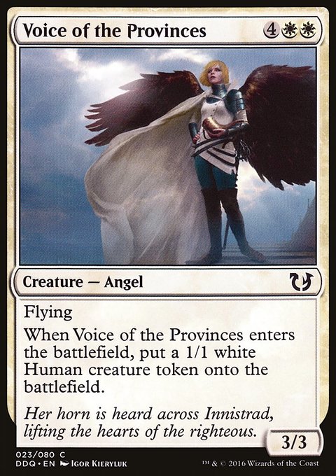 Voice of the Provinces, Duel Decks: Blessed vs. Cursed #23, Magic: The Gathering card