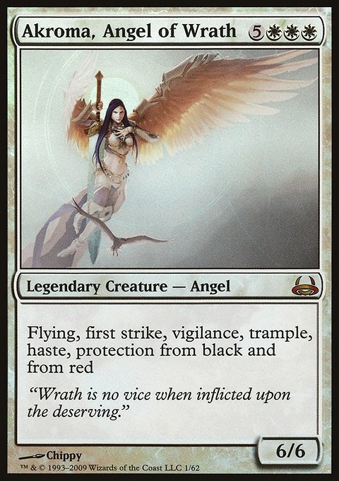 Akroma, Angel of Wrath, Duel Decks: Divine vs. Demonic #1, Magic: The Gathering card