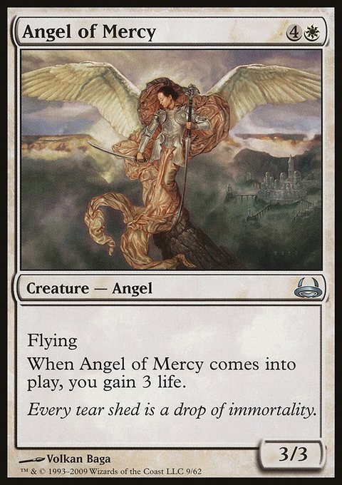 Angel of Mercy, Duel Decks: Divine vs. Demonic #9, Magic: The Gathering card