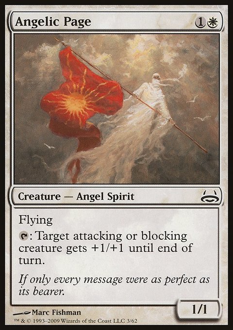 Angelic Page, Duel Decks: Divine vs. Demonic #3, Magic: The Gathering card