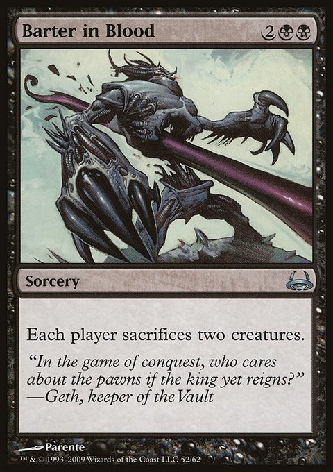 Barter in Blood, Duel Decks: Divine vs. Demonic #52, Magic: The Gathering card