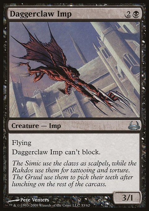Daggerclaw Imp, Duel Decks: Divine vs. Demonic #33, Magic: The Gathering card