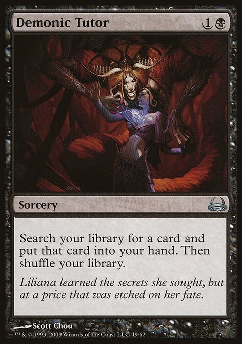 Demonic Tutor, Duel Decks: Divine vs. Demonic #49, Magic: The Gathering card