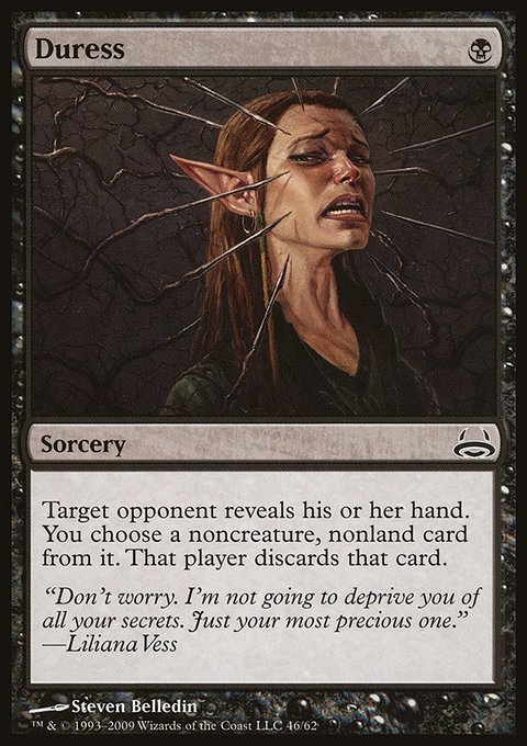 Duress, Duel Decks: Divine vs. Demonic #46, Magic: The Gathering card