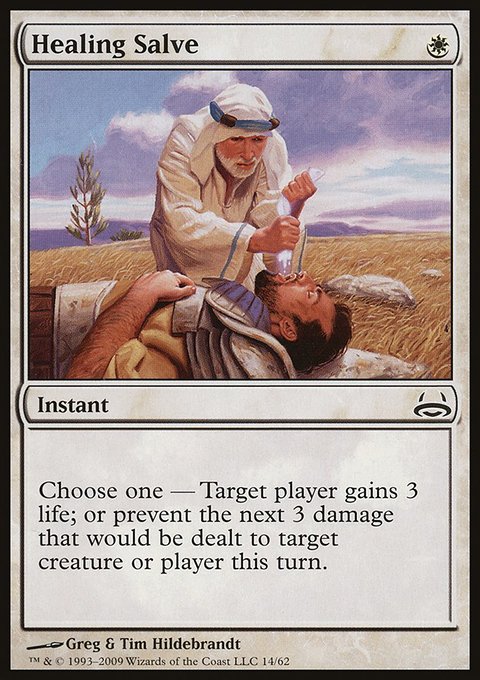 Healing Salve, Duel Decks: Divine vs. Demonic #14, Magic: The Gathering card