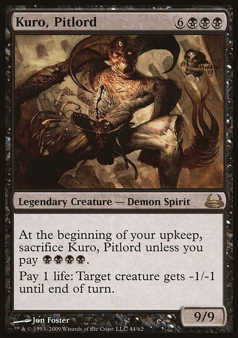 Kuro, Pitlord, Duel Decks: Divine vs. Demonic #44, Magic: The Gathering card