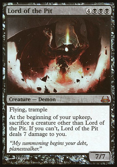 Lord of the Pit, Duel Decks: Divine vs. Demonic #30, Magic: The Gathering card