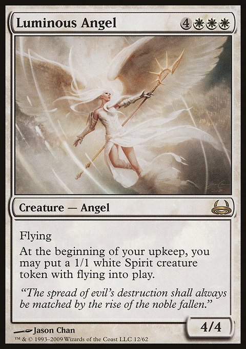 Luminous Angel, Duel Decks: Divine vs. Demonic #12, Magic: The Gathering card