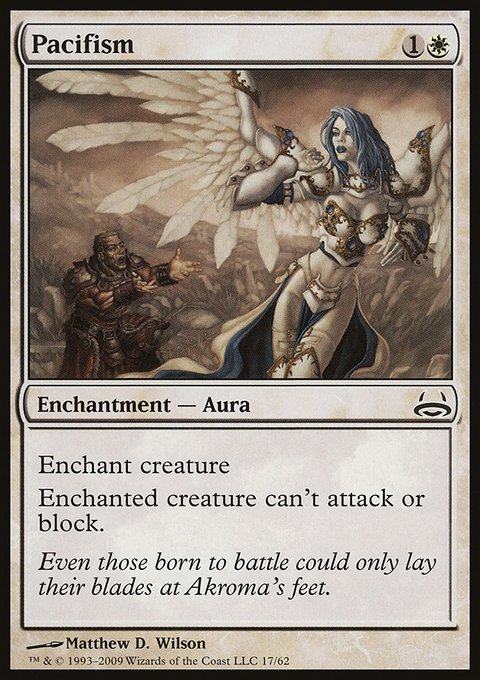 Pacifism, Duel Decks: Divine vs. Demonic #17, Magic: The Gathering card