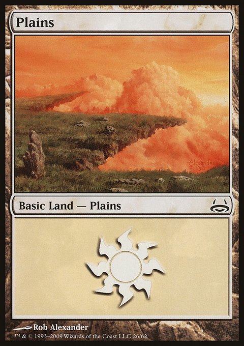 Plains, Duel Decks: Divine vs. Demonic #26, Magic: The Gathering card