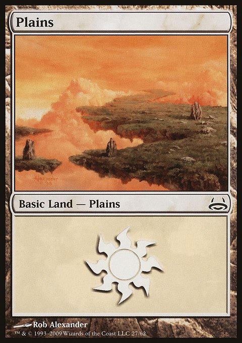 Plains, Duel Decks: Divine vs. Demonic #27, Magic: The Gathering card