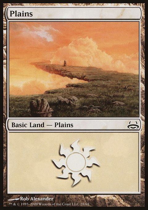 Plains, Duel Decks: Divine vs. Demonic #28, Magic: The Gathering card