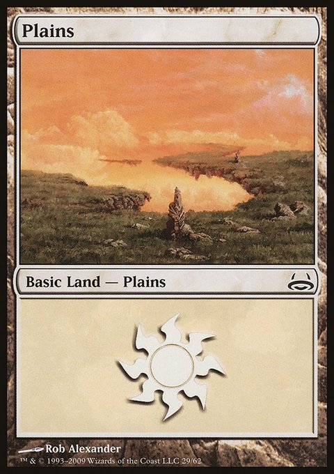 Plains, Duel Decks: Divine vs. Demonic #29, Magic: The Gathering card