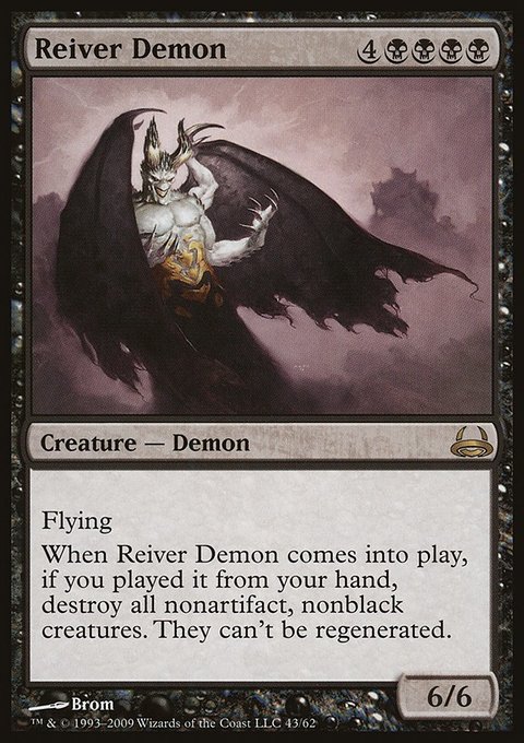 Reiver Demon, Duel Decks: Divine vs. Demonic #43, Magic: The Gathering card