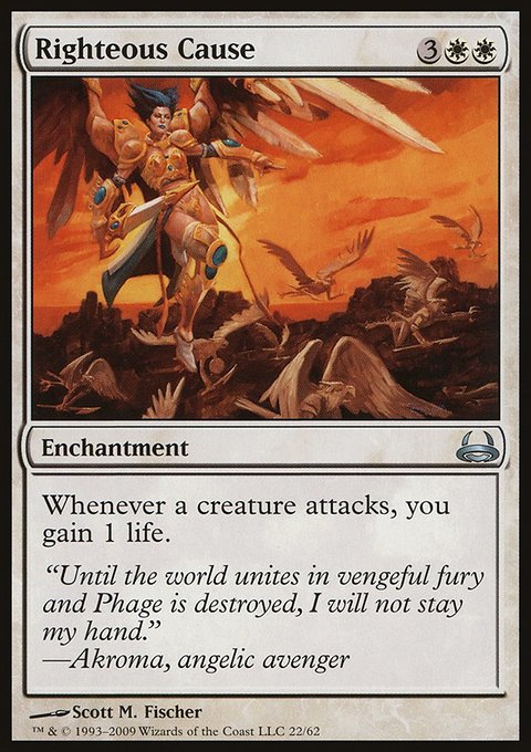 Righteous Cause, Duel Decks: Divine vs. Demonic #22, Magic: The Gathering card
