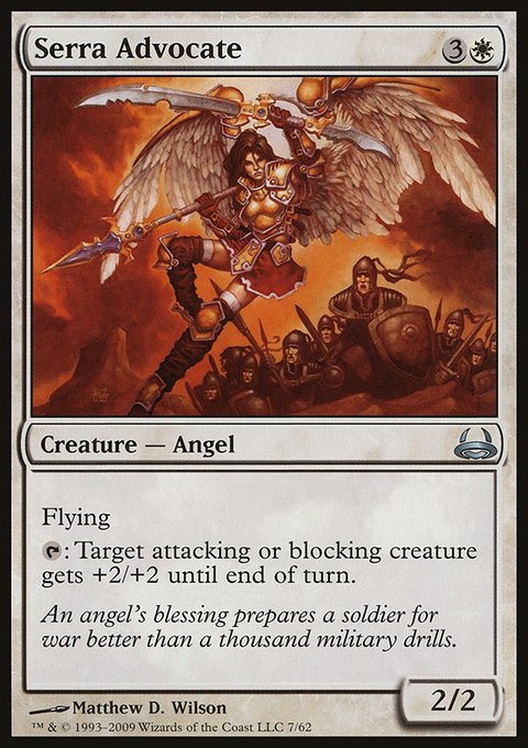 Serra Advocate, Duel Decks: Divine vs. Demonic #7, Magic: The Gathering card