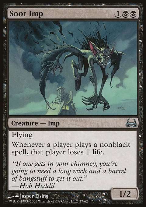 Soot Imp, Duel Decks: Divine vs. Demonic #37, Magic: The Gathering card