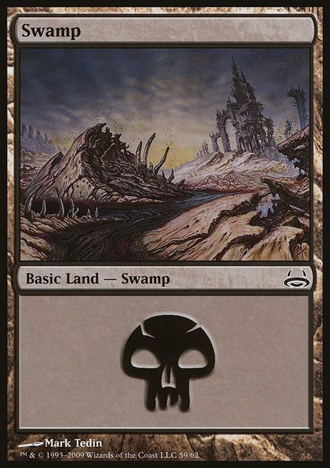 Swamp, Duel Decks: Divine vs. Demonic #59, Magic: The Gathering card