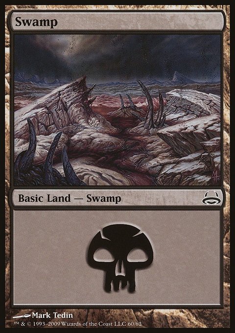 Swamp, Duel Decks: Divine vs. Demonic #60, Magic: The Gathering card