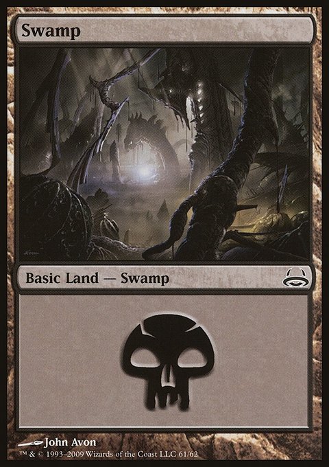 Swamp, Duel Decks: Divine vs. Demonic #61, Magic: The Gathering card