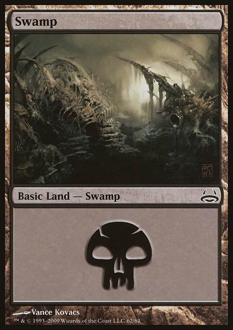 Swamp, Duel Decks: Divine vs. Demonic #62, Magic: The Gathering card
