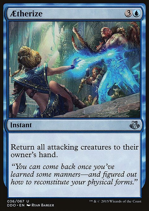 Aetherize, Duel Decks: Elspeth vs. Kiora #36, Magic: The Gathering card